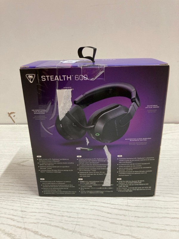 Lot 236  
            Nottingham SR2 - Delivery Only 

                
TURTLE BEACH STEALTH 600 GAMING HEADSET
