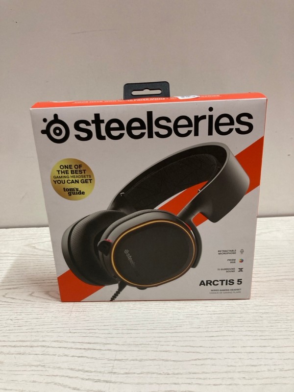 Lot 243  
            Nottingham SR2 - Delivery Only 

                
STEELSERIES ARCTIS 5 GAMING HEADSET