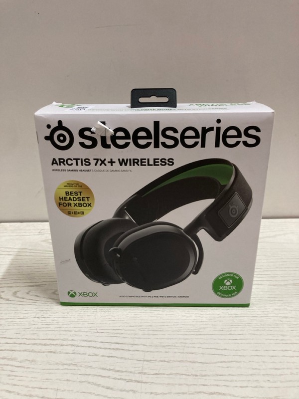 Lot 250  
            Nottingham SR2 - Delivery Only 

                
STEELSERIES ARCTIS 7X+ WIRELESS GAMING HEADSET