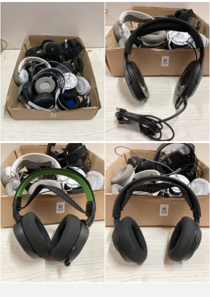 Lot 259  
            Nottingham SR2 - Delivery Only 

                
BOX OF LOOSE GAMING HEADSETS