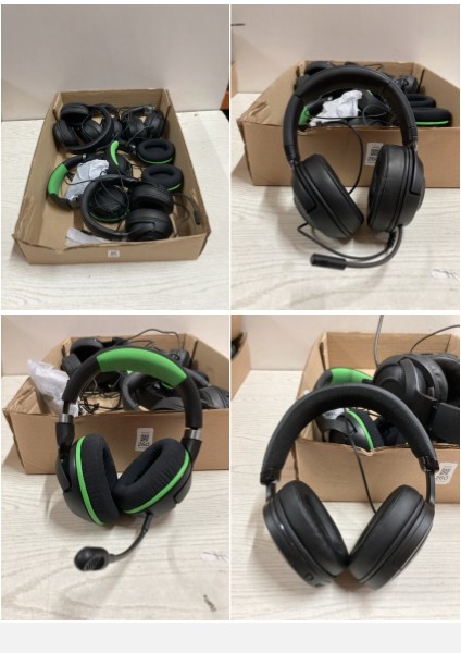 Lot 260  
            Nottingham SR2 - Delivery Only 

                
BOX OF LOOSE GAMING HEADSETS