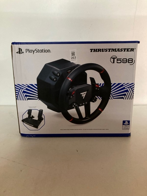 Lot 263  
            Nottingham SR2 - Delivery Only 

                
PLAYSTATION THRUSTMASTER T598