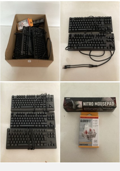 Lot 277  
            Nottingham SR2 - Delivery Only 

                
BOX OF LOOSE GAMING KEYBOARDS