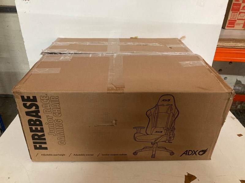 Lot 291  
            Nottingham SR2 - Delivery Only 

                
ADX FIREBASE JUNIOR RACE GAMING CHAIR