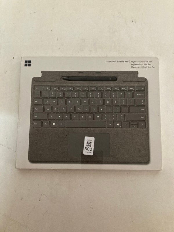 Lot 300  
            Nottingham SR2 - Delivery Only 

                
MICROSOFT SURFACE PRO KEYBOARD WITH SLIM PEN