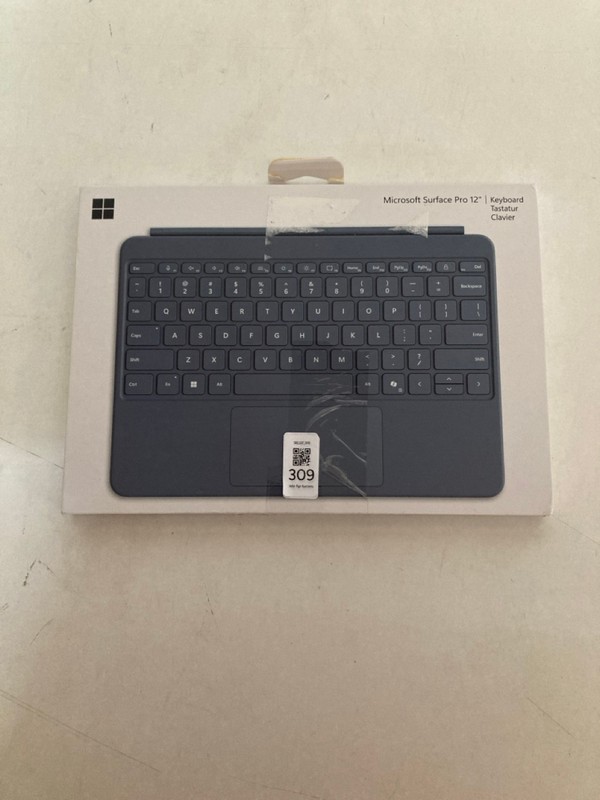 Lot 309  
            Nottingham SR2 - Delivery Only 

                
MICROSOFT SURFACE PRO 12" KEYBOARD