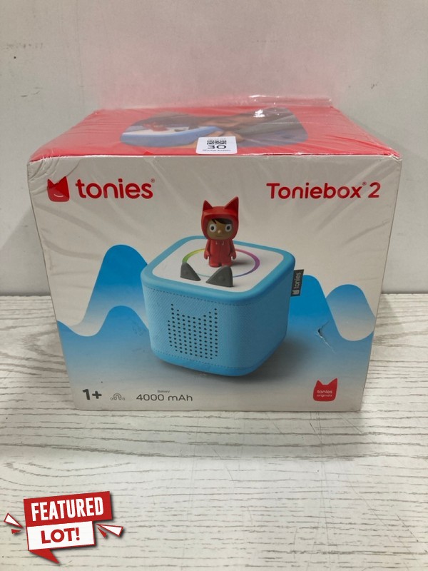 Lot 30  
            Nottingham SR2 - Delivery Only 

                
TONIES TONIEBOX 2 ORIGINAL RRP £94.99