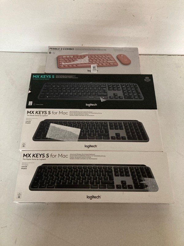 Lot 335  
            Nottingham SR2 - Delivery Only 

                
4 X KEYBOARDS INC PEBBLES 2 COMBO