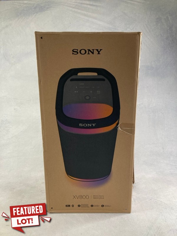 Lot 33  
            Nottingham SR2 - Delivery Only 

                
SONY XV800 X SERIES WIRELESS PARTY SPEAKER ORIGINAL RRP £399.00