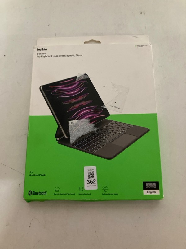 Lot 362  
            Nottingham SR2 - Delivery Only 

                
BELKIN CONNECT PRO KEYBOARD CASE WITH MAGNETIC STAND