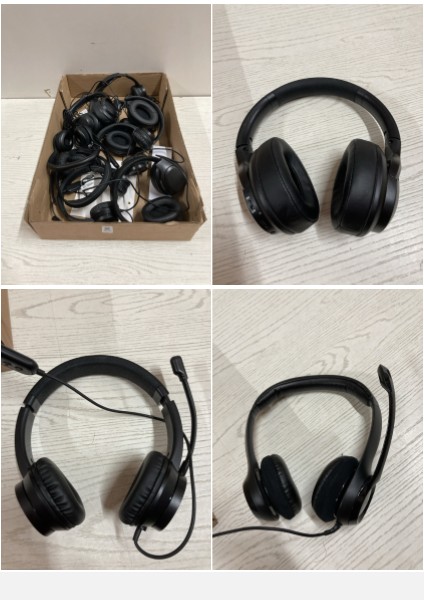 Lot 375  
            Nottingham SR2 - Delivery Only 

                
BOX OF LOOSE HEADPHONES
