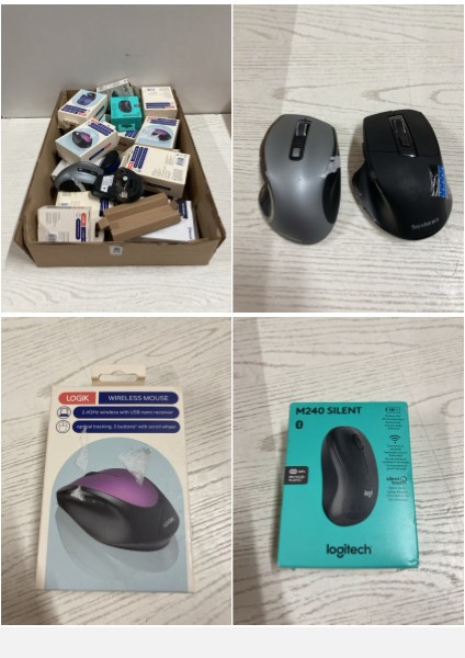 Lot 376  
            Nottingham SR2 - Delivery Only 

                
BOX OF MOUSES INC LOGIK WIRELESS MOUSE