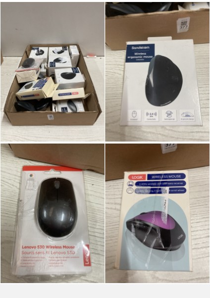 Lot 377  
            Nottingham SR2 - Delivery Only 

                
BOX OF MOUSES INC LOGIK WIRELESS MOUSE