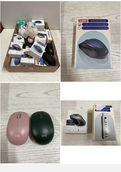 Lot 378  
            Nottingham SR2 - Delivery Only 

                
BOX OF MOUSES INC LOGIK WIRELESS MOUSE
