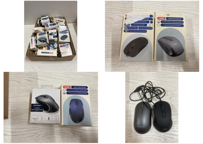 Lot 379  
            Nottingham SR2 - Delivery Only 

                
BOX OF MOUSES INC LOGIK WIRELESS MOUSE