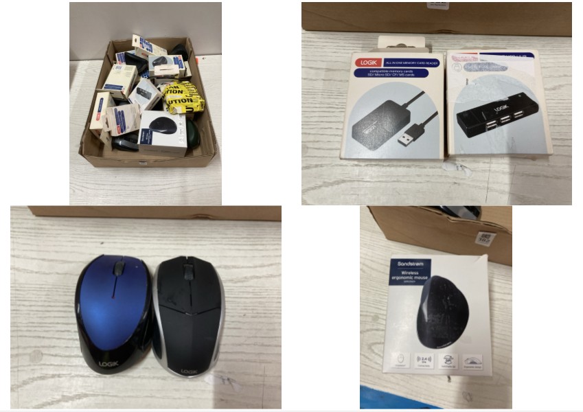 Lot 382  
            Nottingham SR2 - Delivery Only 

                
BOX OF MOUSES INC LOGIK WIRELESS MOUSE