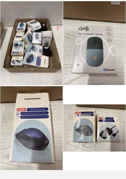 Lot 383  
            Nottingham SR2 - Delivery Only 

                
BOX OF MOUSES INC LOGIK WIRELESS MOUSE