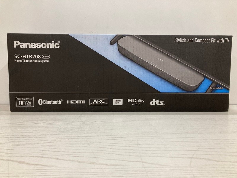 Lot 40  
            Nottingham SR2 - Delivery Only 

                
PANASONIC SC-HTB208 HOME THEATRE AUDIO SYSTEM