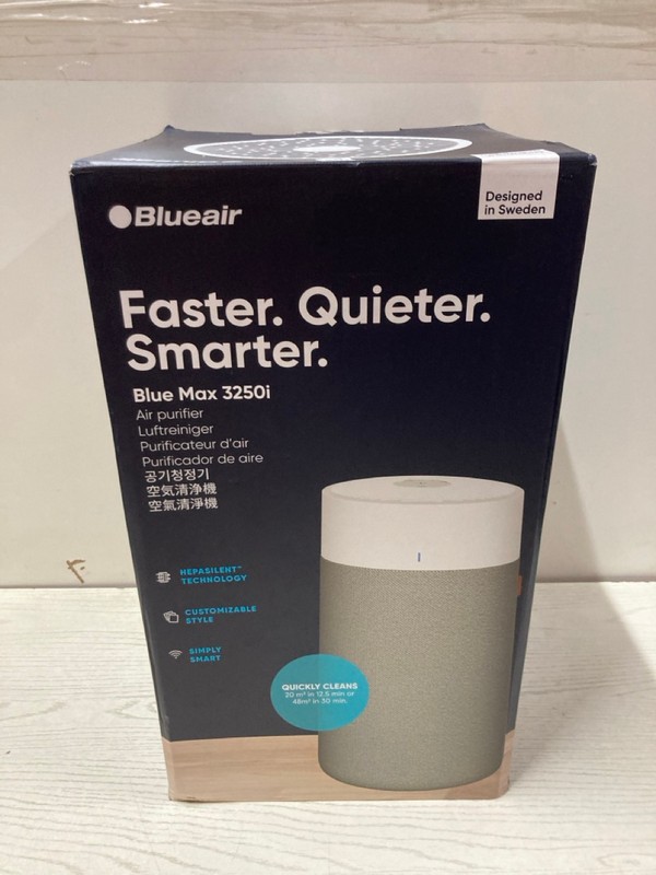 Lot 410  
            Nottingham SR2 - Delivery Only 

                
BLUEAIR FASTER AIR PURIFIER