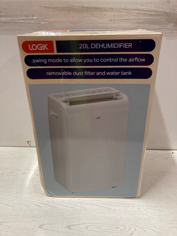 Lot 412  
            Nottingham SR2 - Delivery Only 

                
LOGIK 20L DEHUMIDIFIER L20DH24