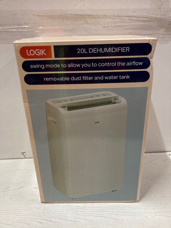 Lot 413  
            Nottingham SR2 - Delivery Only 

                
LOGIK 20L DEHUMIDIFIER L20DH24