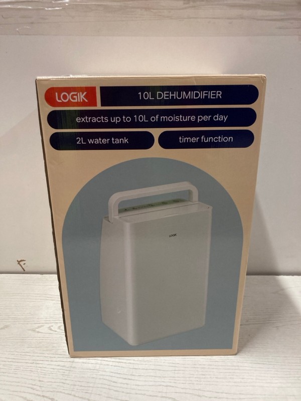 Lot 416  
            Nottingham SR2 - Delivery Only 

                
LOGIK 10L DEHUMIDIFIER L10DH24