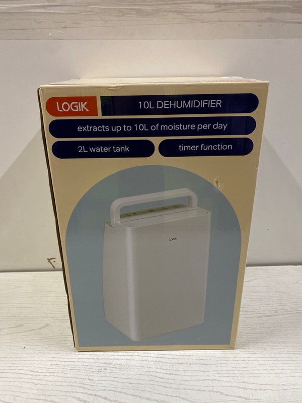 Lot 417  
            Nottingham SR2 - Delivery Only 

                
LOGIK 10L DEHUMIDIFIER L10DH24