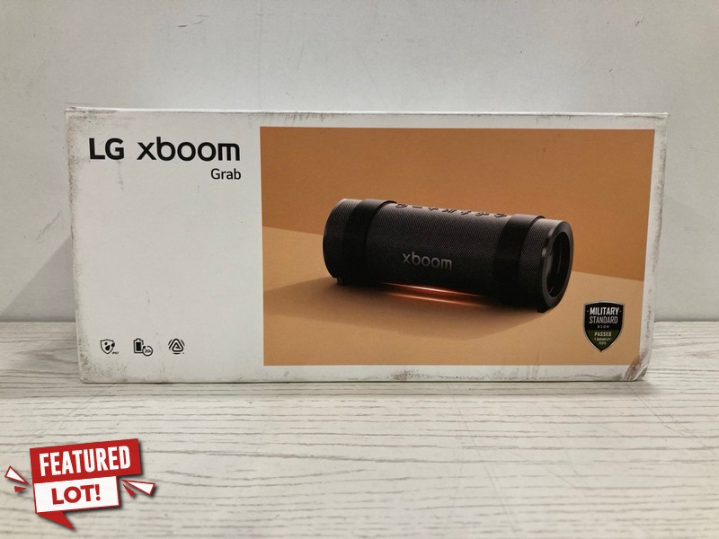Lot 41  
            Nottingham SR2 - Delivery Only 

                
LG XBOOM GRAB BLUETOOTH SPEAKER ORIGINAL RRP £129.99
