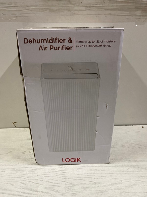 Lot 421  
            Nottingham SR2 - Delivery Only 

                
LOGIK DEHUMIDIFIER & AIR PURIFIER L12DHA25