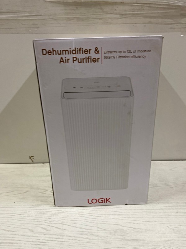 Lot 422  
            Nottingham SR2 - Delivery Only 

                
LOGIK DEHUMIDIFIER & AIR PURIFIER L12DHA25