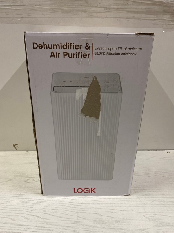 Lot 423  
            Nottingham SR2 - Delivery Only 

                
LOGIK DEHUMIDIFIER & AIR PURIFIER L12DHA25