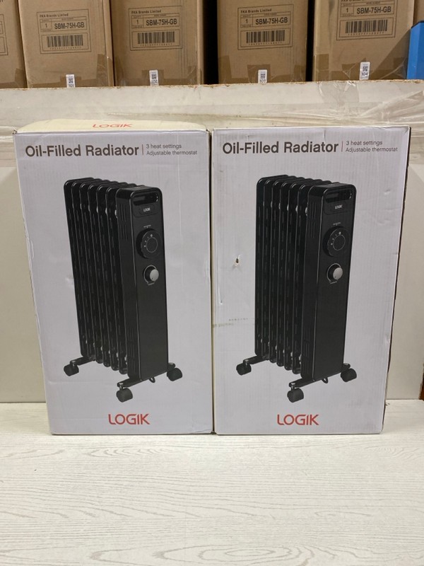 Lot 425  
            Nottingham SR2 - Delivery Only 

                
2 X LOGIK OIL FILLED RADIATOR