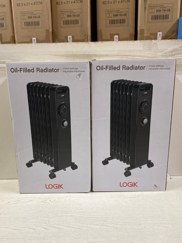 Lot 426  
            Nottingham SR2 - Delivery Only 

                
2 X LOGIK OIL FILLED RADIATOR