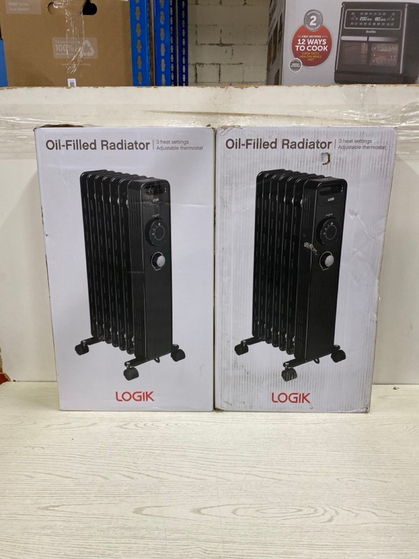 Lot 427  
            Nottingham SR2 - Delivery Only 

                
2 X LOGIK OIL FILLED RADIATOR