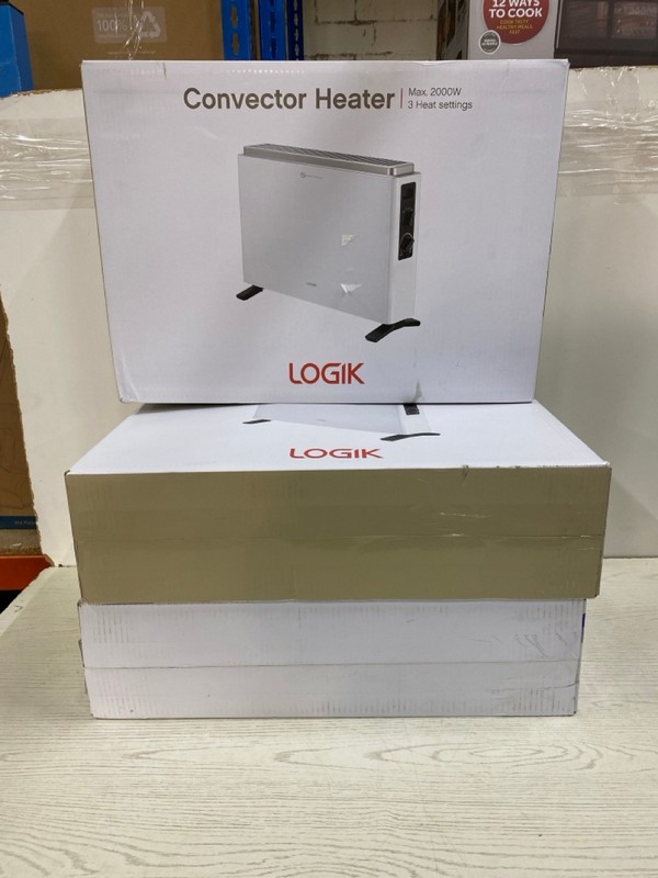 Lot 429  
            Nottingham SR2 - Delivery Only 

                
3 X LOGIK CONVECTOR HEATER