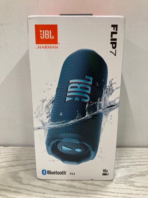 Lot 42  
            Nottingham SR2 - Delivery Only 

                
JBL FLIP 7 BLUETOOTH SPEAKER ORIGINAL RRP £79.99