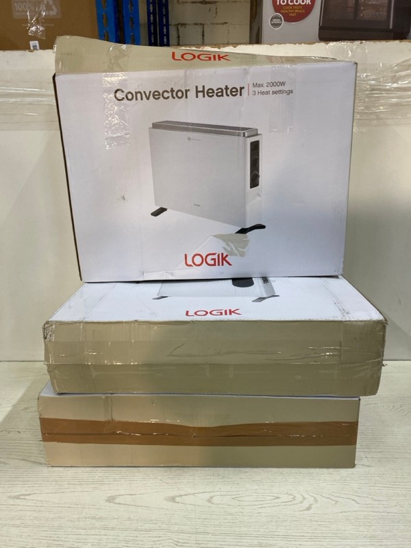 Lot 430  
            Nottingham SR2 - Delivery Only 

                
3 X LOGIK CONVECTOR HEATER