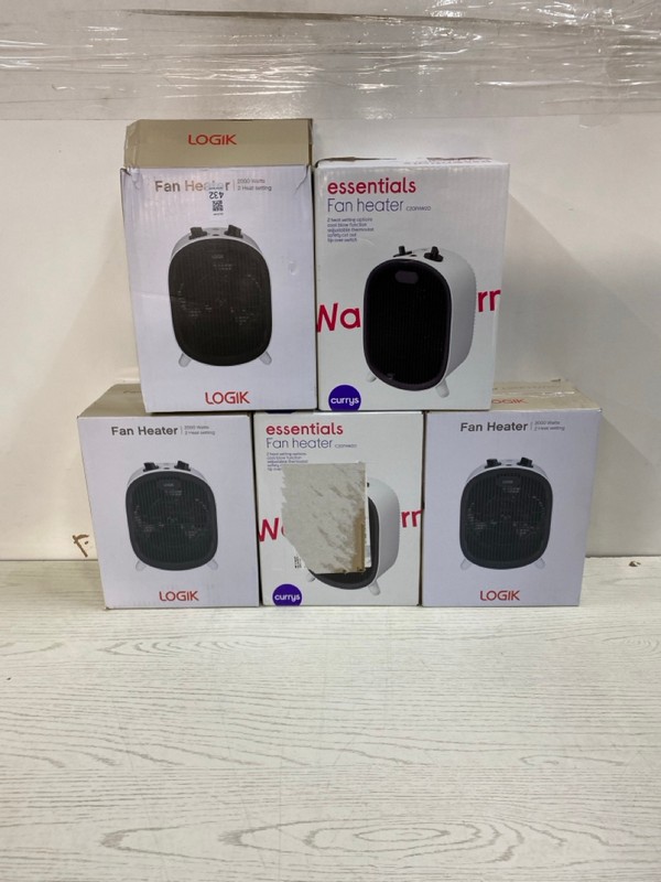 Lot 432  
            Nottingham SR2 - Delivery Only 

                
5 X FAN HEATERS