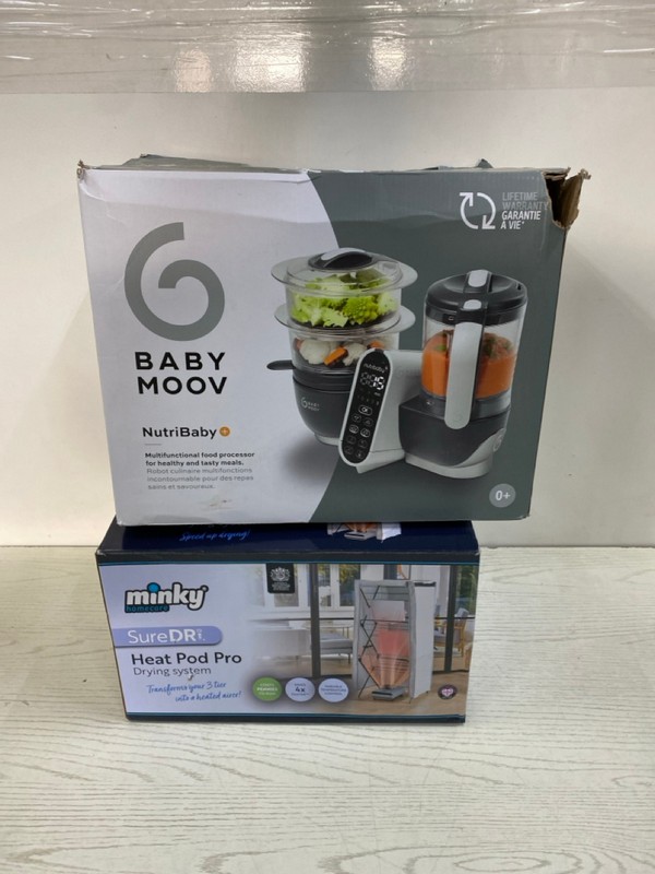 Lot 441  
            Nottingham SR2 - Delivery Only 

                
2 X ITEMS INC BABY MOOV FOOD PROCESSOR