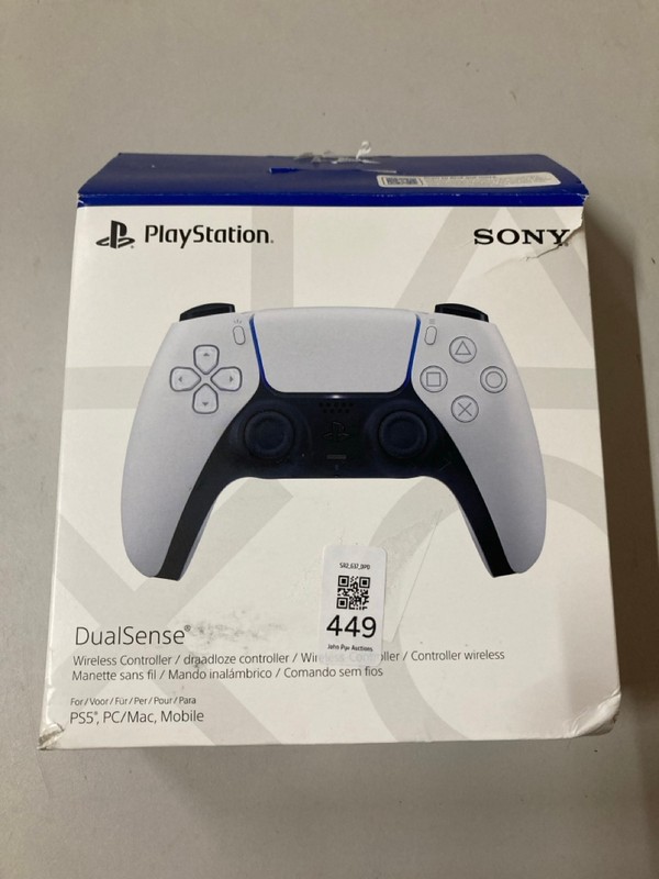 Lot 449  
            Nottingham SR2 - Delivery Only 

                
SONY PLAYSTATION 5 DUAL SENSE WIRELESS CONTROLLER