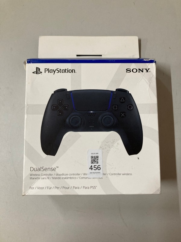 Lot 456  
            Nottingham SR2 - Delivery Only 

                
SONY PLAYSTATION 5 DUAL SENSE WIRELESS CONTROLLER