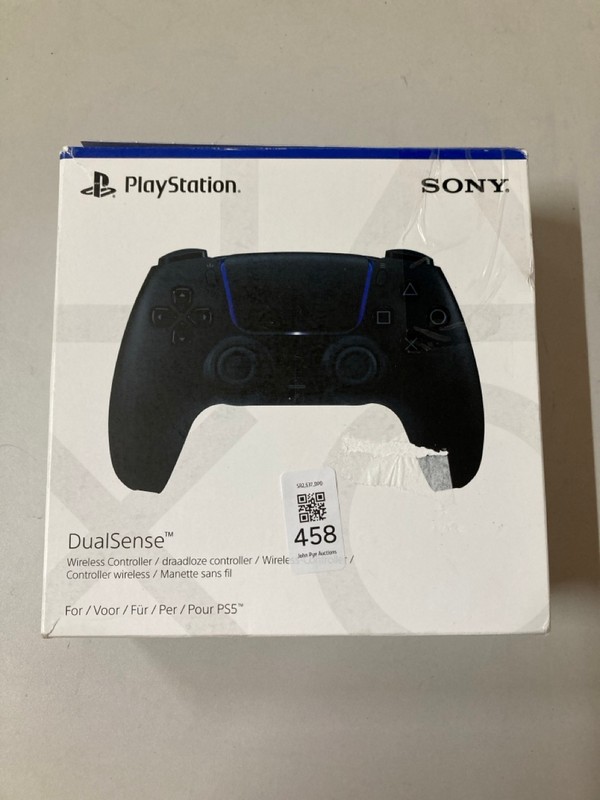 Lot 458  
            Nottingham SR2 - Delivery Only 

                
SONY PLAYSTATION 5 DUAL SENSE WIRELESS CONTROLLER