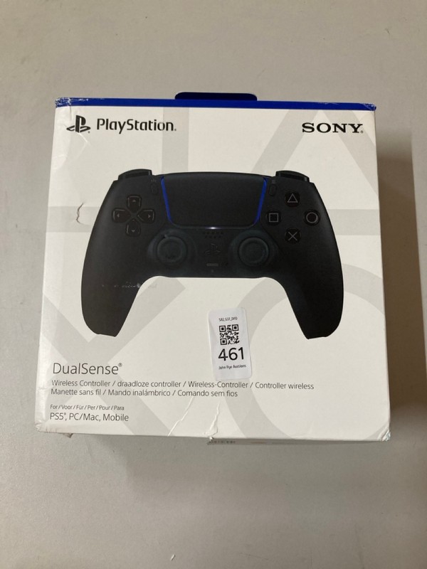 Lot 461  
            Nottingham SR2 - Delivery Only 

                
SONY PLAYSTATION 5 DUAL SENSE WIRELESS CONTROLLER