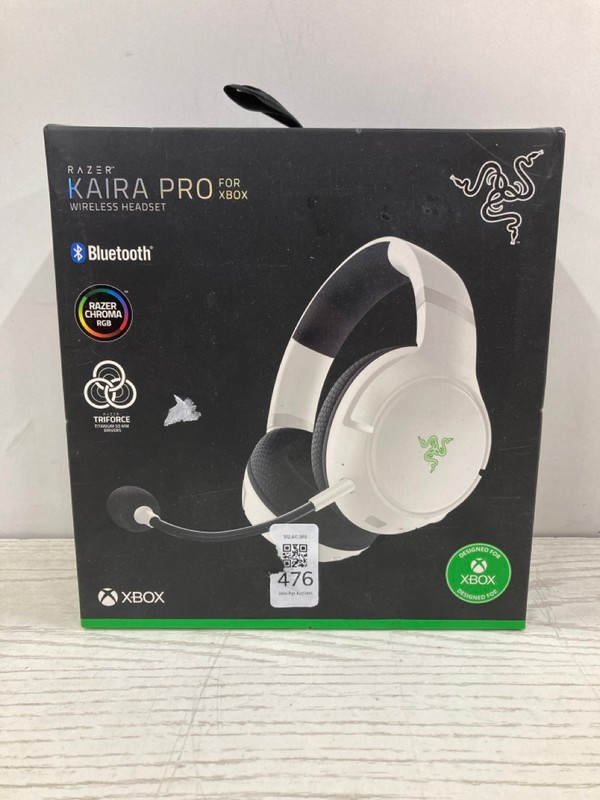 Lot 476  
            Nottingham SR2 - Delivery Only 

                
RAZER KAIRA PRO FOR XBOX WIRELESS HEADSET