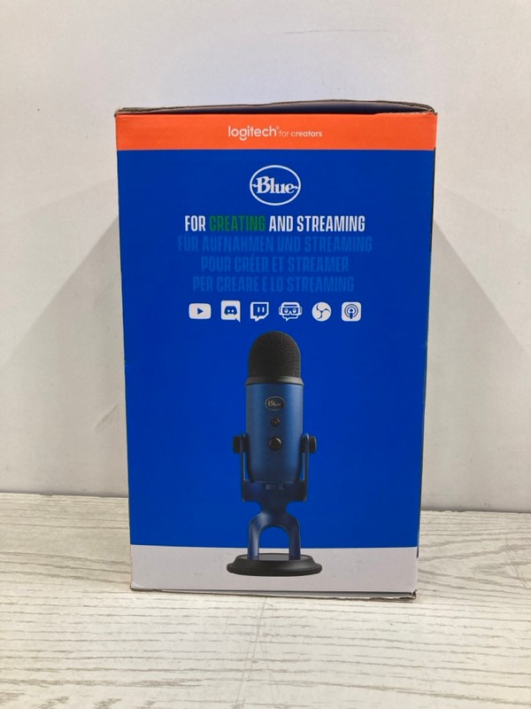Lot 479  
            Nottingham SR2 - Delivery Only 

                
BLUE YET STREAMING MIC