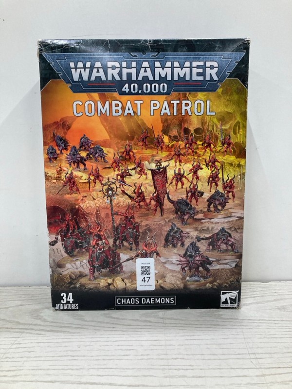 Lot 47  
            Nottingham SR2 - Delivery Only 

                
WARHAMMER 40,000 COMBAT PATROL CHAOS DAEMONS