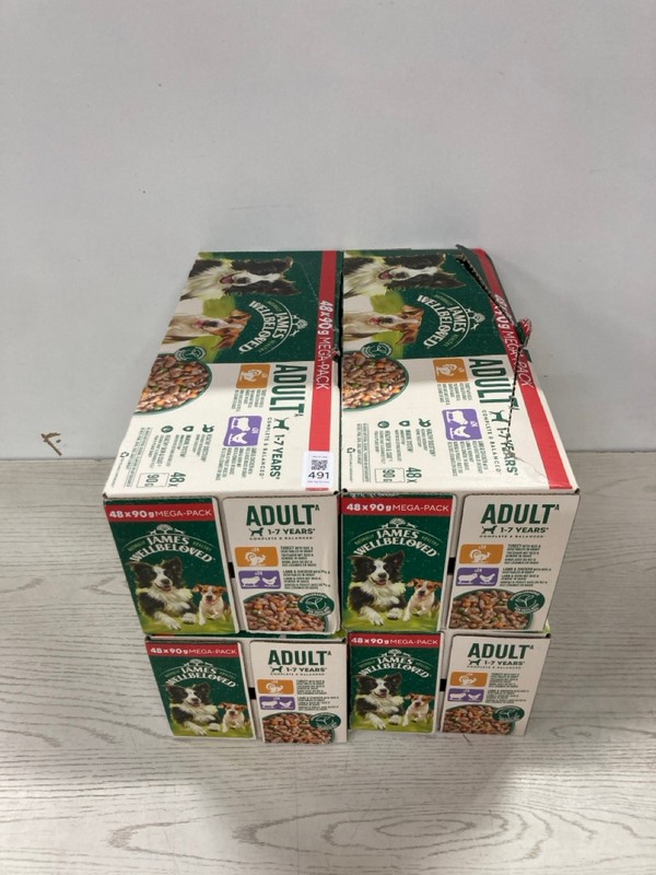 Lot 491  
            Nottingham SR2 - Delivery Only 

                
4 X JAMES WELLBELOVED MEGA PACK (BBE: 18/03/27)