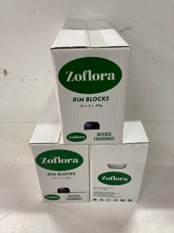Lot 506  
            Nottingham SR2 - Delivery Only 

                
3 X ZOFLORA RIM BLOCKS