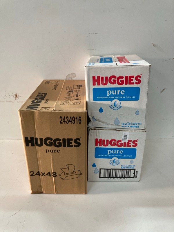 Lot 508  
            Nottingham SR2 - Delivery Only 

                
3 X BABY ITEMS INC HUGGIES PURE BABY WIPES