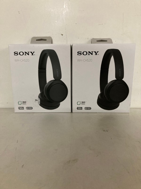 Lot 53  
            Nottingham SR2 - Delivery Only 

                
2 X SONY NOISE CANCELLING HEADSET WH-CH520